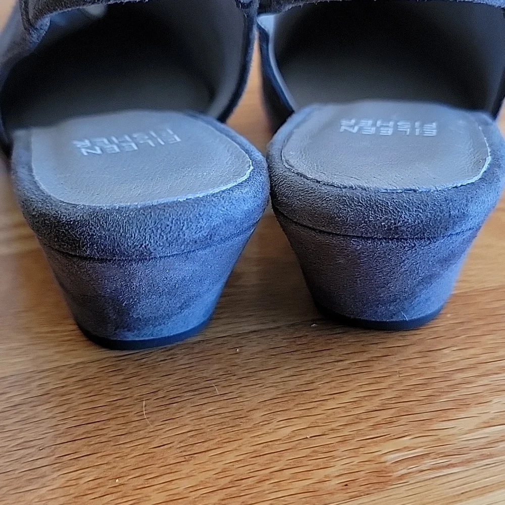 Eileen Fisher Vero Cuoio Leather Shoes - Picture 7 of 15